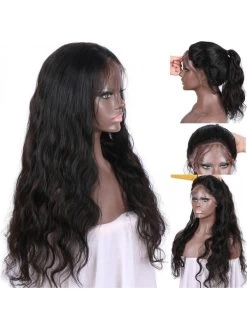 Remy Brazilian Human Hair Lace Front Wigs With Baby Hair For Black Women