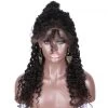Curly Lace Front Human Hair Wigs With Baby Hair