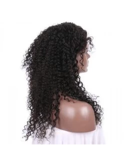 Remy Human Hair 150% Density Kinky Curly Lace Front Wigs For Black Women