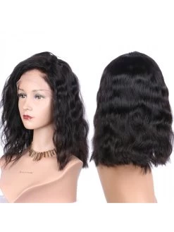 Medium Natural Wave Full Lace Wigs Human Hair With Baby Hair
