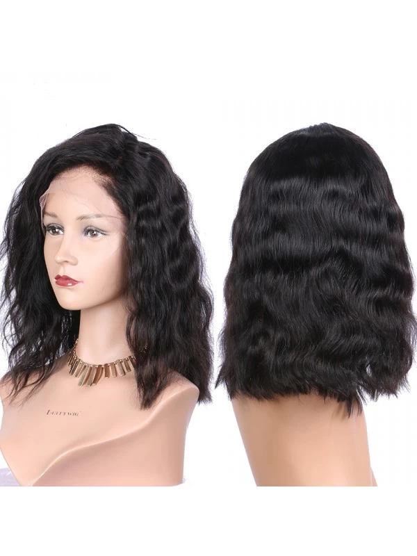 Medium Natural Wave Full Lace Wigs Human Hair With Baby Hair 1 Medium Natural Wave Full Lace Wigs Human Hair With Baby Hair