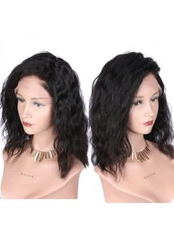 Medium Natural Wave Full Lace Wigs Human Hair With Baby Hair 10 Medium Natural Wave Full Lace Wigs Human Hair With Baby Hair -Boutique Wig Shop luffy non remy short natural wave glueless full lace wigs brazilian human hair with baby hair 5