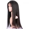 Yaki Straight Lace Front Human Hair Wigs With Baby Hair For Women