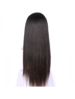 Yaki Straight Lace Front Human Hair Wigs With Baby Hair For Women 8 Yaki Straight Lace Front Human Hair Wigs With Baby Hair For Women -Boutique Wig Shop luffy yaki straight peruvian non remy 13 6 lace front human hair wigs pre plucked natural 5