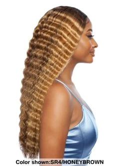 Mane Concept Melanin Queen HD Crimp Human Hair Blend Lace Wig - JOAN CRIMP -Boutique Wig Shop mlcp2112m