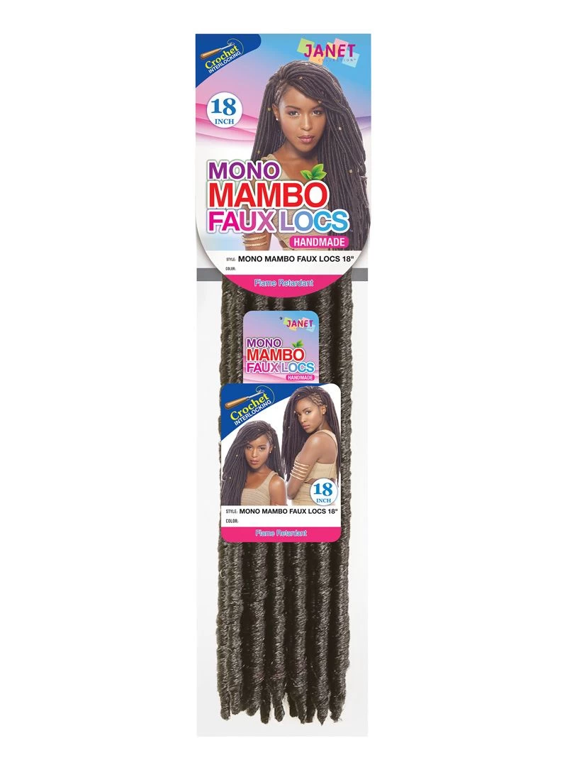JANET COLLECTION MONO MAMBO FAUX LOCS (14,18 Inches) 2 JANET COLLECTION MONO MAMBO FAUX LOCS (14,18 Inches) - Image 2