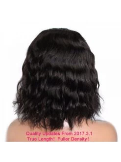 New Short Bob Full Lace Human Hair Wigs For Black Women