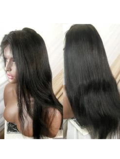 Long Straight Full Lace Human Hair Wigs For Black Women