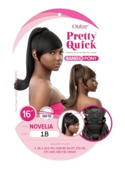 Outre Pretty Quick Bang X Pony - NOVELIA -Boutique Wig Shop novelia5m