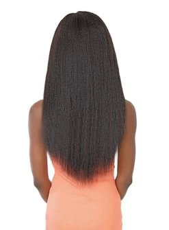 Janet Collection 100% Remy Human Hair Deep Part HD Lace Wig - PERM YAKY -Boutique Wig Shop perm yaky1