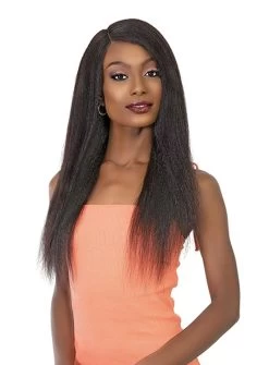 Janet Collection 100% Remy Human Hair Deep Part HD Lace Wig - PERM YAKY -Boutique Wig Shop perm yaky3