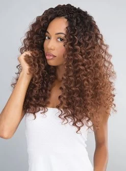 JANET COLLECTION PERUVIAN DEEP WAVE BRAID 18 INCH -Boutique Wig Shop peruvian deep wave 3