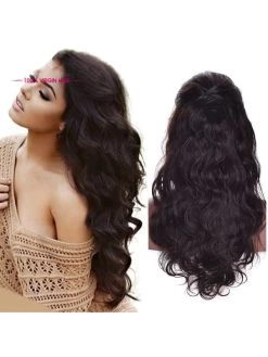 Body Wave Human Hair Wigs With Baby Hair Lace Front For Black Women