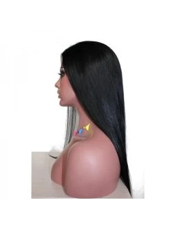 Virgin Hair Wig Straight Full Lace Human Hair Wigs For Black Women 150% Density