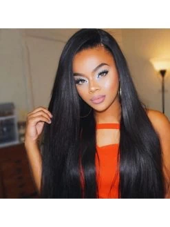 Virgin Hair Wig Straight Full Lace Human Hair Wigs For Black Women 150% Density -Boutique Wig Shop peruvian virgin hair wig straight full lace human hair wigs for black women 7a lace front 4