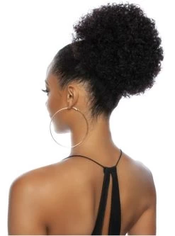 Mane Concept Pristine Queen Human Hair DrawString - AFRO PUFF WNT LARGE -Boutique Wig Shop pqwnt033m