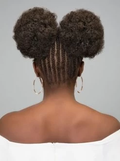 Janet Collection Noir Afro Puff 2Pcs (AFP11) -Boutique Wig Shop puff4m