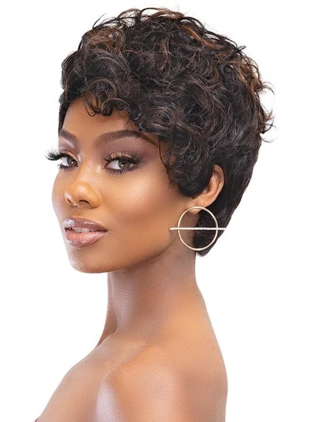 Janet Collection Lavish 100% Virgin Human Hair Wig - RILEY * FINAL SALE 4 Janet Collection Lavish 100% Virgin Human Hair Wig - RILEY * FINAL SALE - Image 4