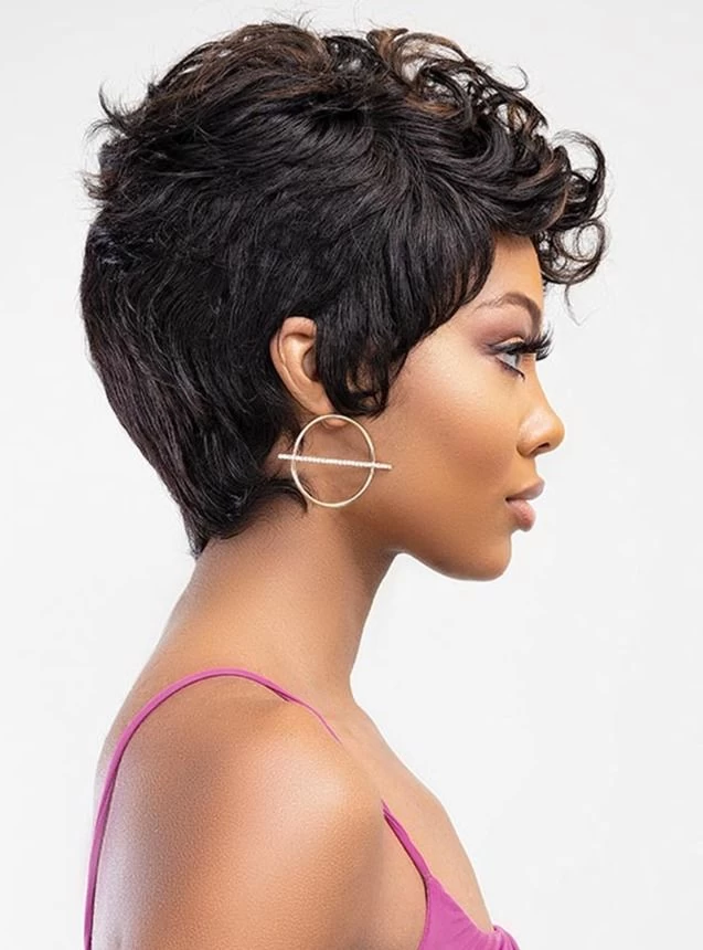 Janet Collection Lavish 100% Virgin Human Hair Wig - RILEY * FINAL SALE 3 Janet Collection Lavish 100% Virgin Human Hair Wig - RILEY * FINAL SALE - Image 3