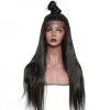 Wigs For Black Women Straight Remy Hair 130% Density Natural Hairline With Baby Hair