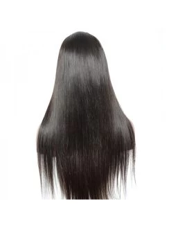 Wigs For Black Women Straight Remy Hair 130% Density Natural Hairline With Baby Hair -Boutique Wig Shop rosa queen full lace human hair wigs for black women brazilian straight remy hair 130 density 4