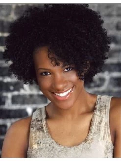 Capless Short Synthetic Hair Curly Wig With Bangs