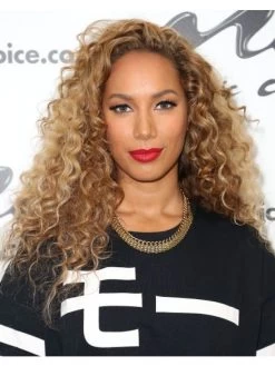 Full Lace Long Synthetic Hair Curly Blonde Wig Without Bangs