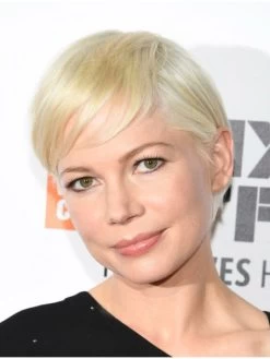 Straight Short Blonde Synthetic Hair Wig