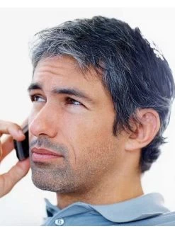 Capless Short Synthetic Hair Wig For Older Man