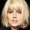 Synthetic Hair Capless Short Straight Wig With Bangs