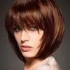 Synthetic Hair Capless Medium Straight Bobs Wig
