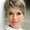 Straight Capless Short Synthetic Hair Boycuts Brown Wig