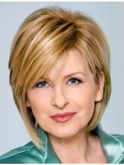 Straight Capless Short Synthetic Hair Bobs Blonde Wig