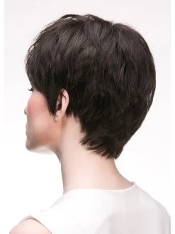 Straight Capless Cropped Remy Human Hair Classic Black Wig -Boutique Wig Shop rwk611132 03