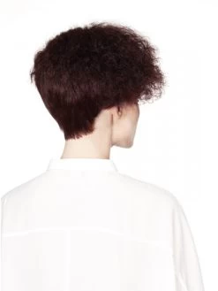 Wavy Lace Front Short Synthetic Hair With Bangs Auburn Wig -Boutique Wig Shop rwk611136 04