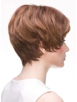 Wavy Capless Short Synthetic Hair With Bangs Auburn Wig -Boutique Wig Shop rwk611145 03