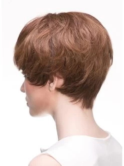 Wavy Capless Short Synthetic Hair With Bangs Auburn Wig -Boutique Wig Shop rwk611145 04