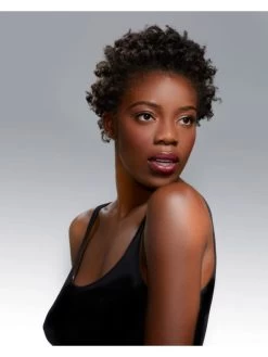 Curly Capless Short Synthetic Hair Without Bangs Wig