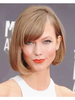 Wavy Lace Front Short Synthetic Hair Bobs Blonde Wig