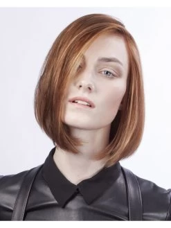 Straight Lace Front Short Remy Human Hair Classic Wig