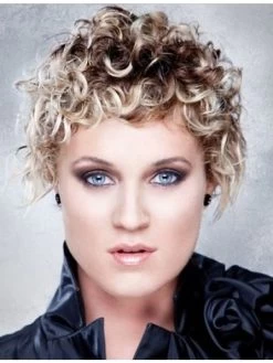 Cute Short Curly Synthetic Hair Wig