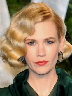 Finger Waves On Bob Haircut Synthetic Hair Wig