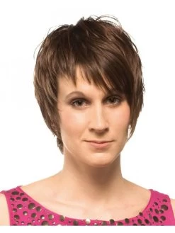 Formfitting Texture Remy Human Hair Layered Wig