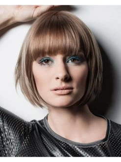 Straight Capless Short Remy Human Hair Bobs Wig