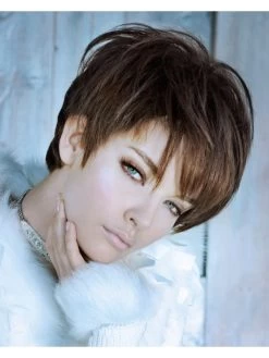 Synthetic Short Hair With High Lift Wig