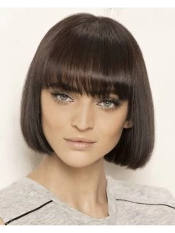 Sleek Bob Capless Short Remy Human Hair Bobs Wig