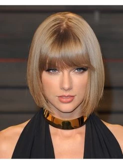 Taylor Swift Remy Human Hair Bobs Wig