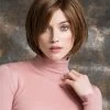 Lace Front Medium Synthetic Hair Straight Brown Bobs Wig