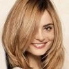 Capless Medium Remy Human Hair Straight Blonde Layered Wig