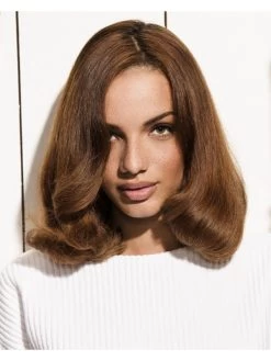 Lace Front Medium Synthetic Hair Wavy Blonde Wig